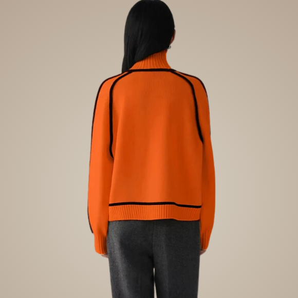 Emily - Sweter z golfem