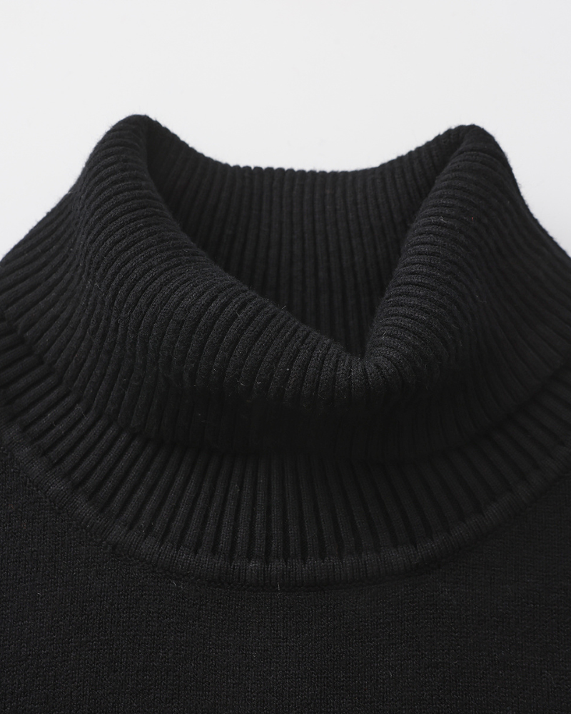René™ | Sweter z Golfem z Wełny Merino