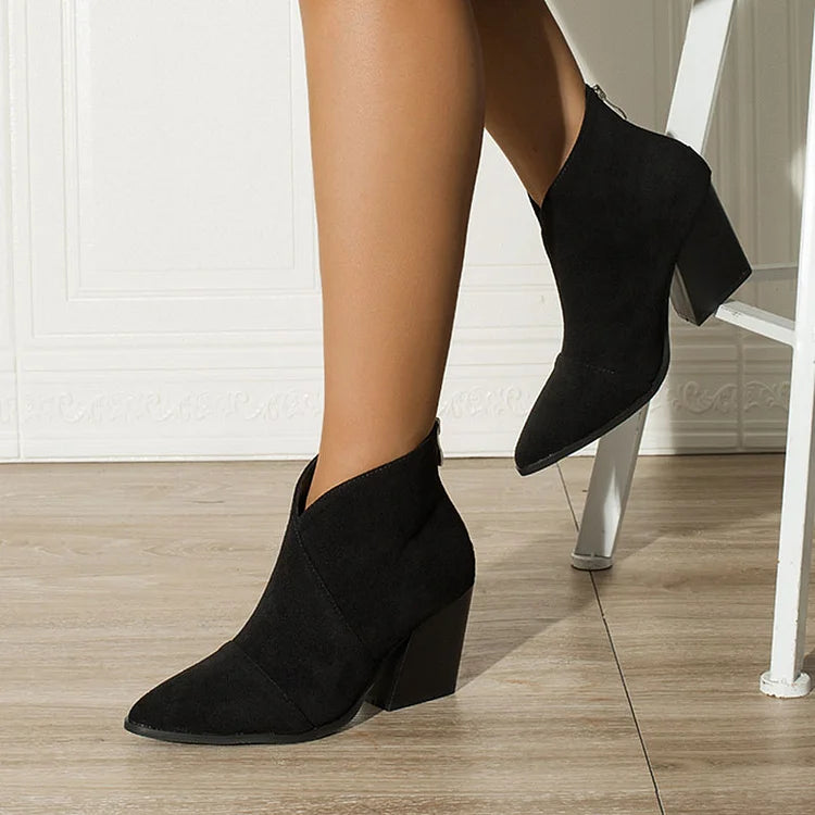 Céline™ | Eleganckie botki z zamszu