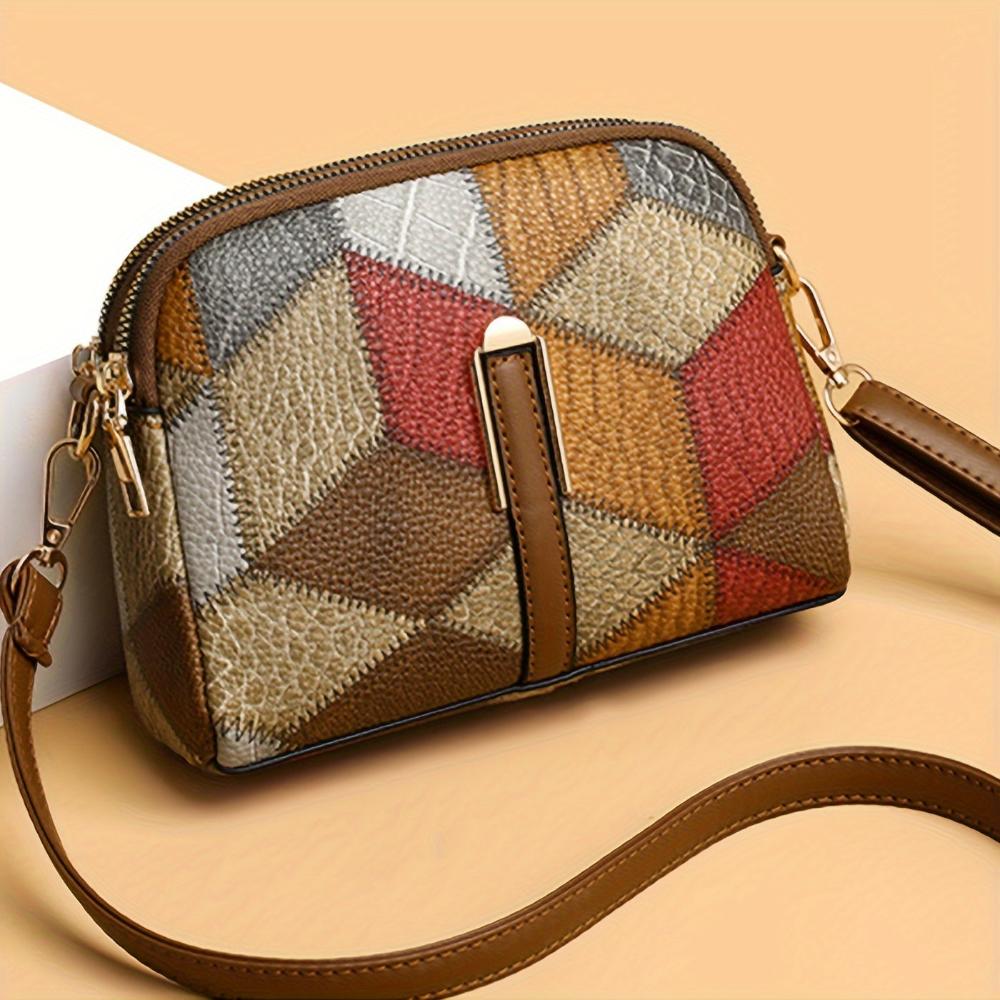Clio | Mini Torebka Na Ramię Patchwork