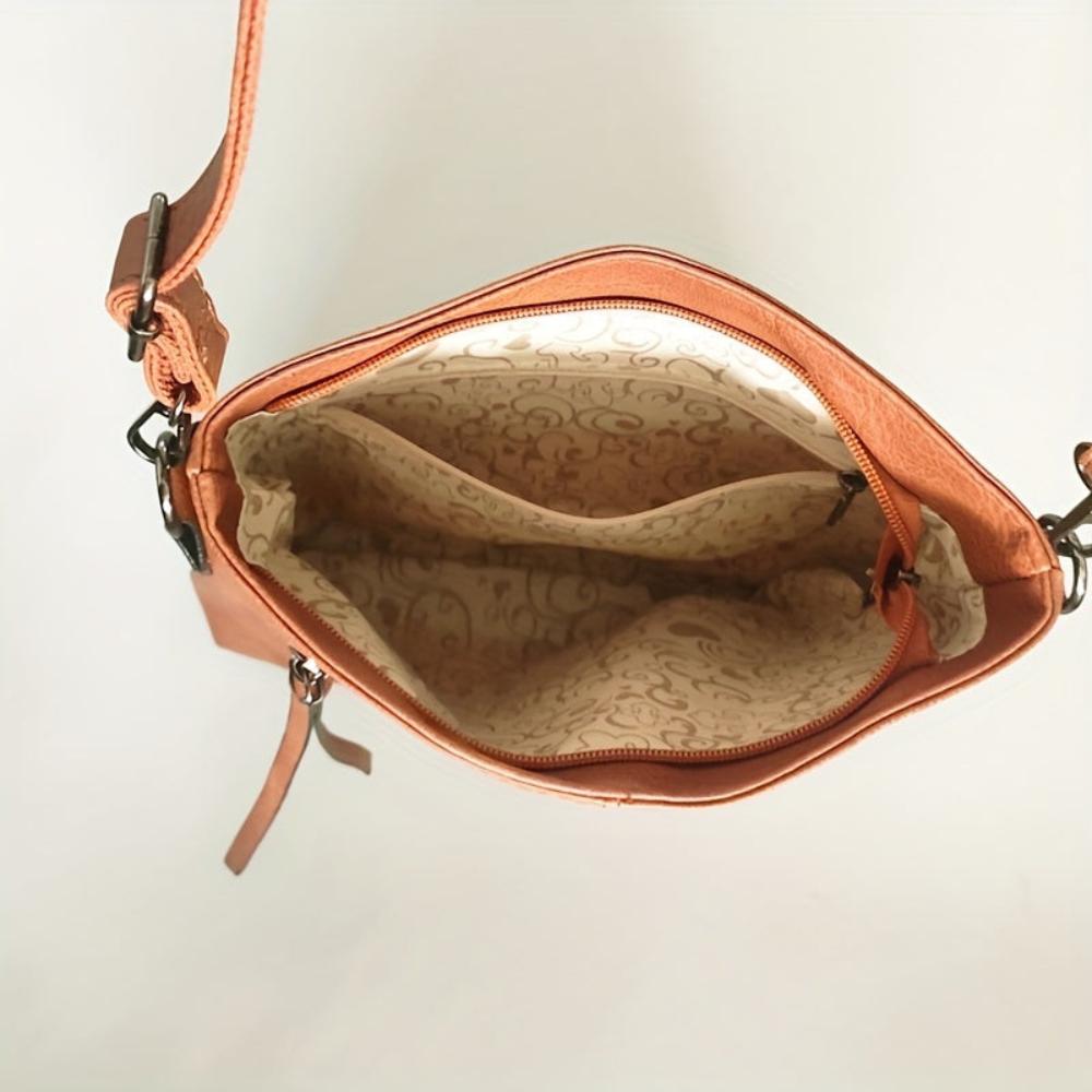 Lina | Vintage torba na ramię w wzór szachownicy