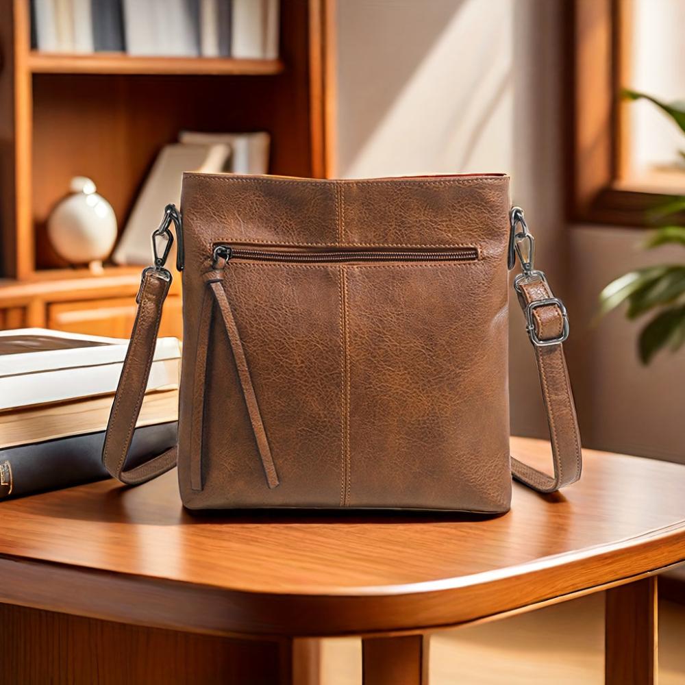 Lina | Vintage torba na ramię w wzór szachownicy