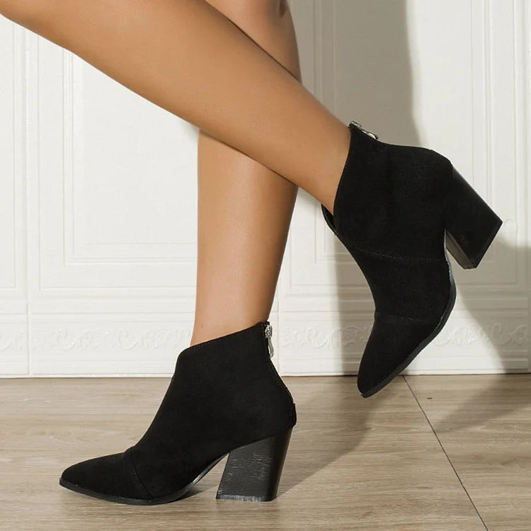 Céline™ | Eleganckie botki z zamszu