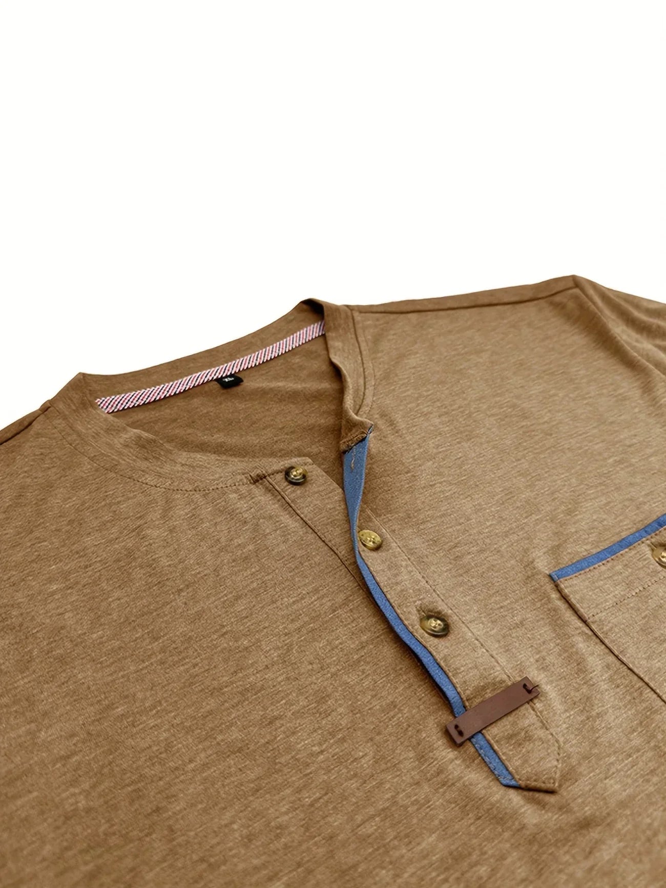 Savrani™ | Elegancka koszulka z okrągłym dekoltem i kieszenią