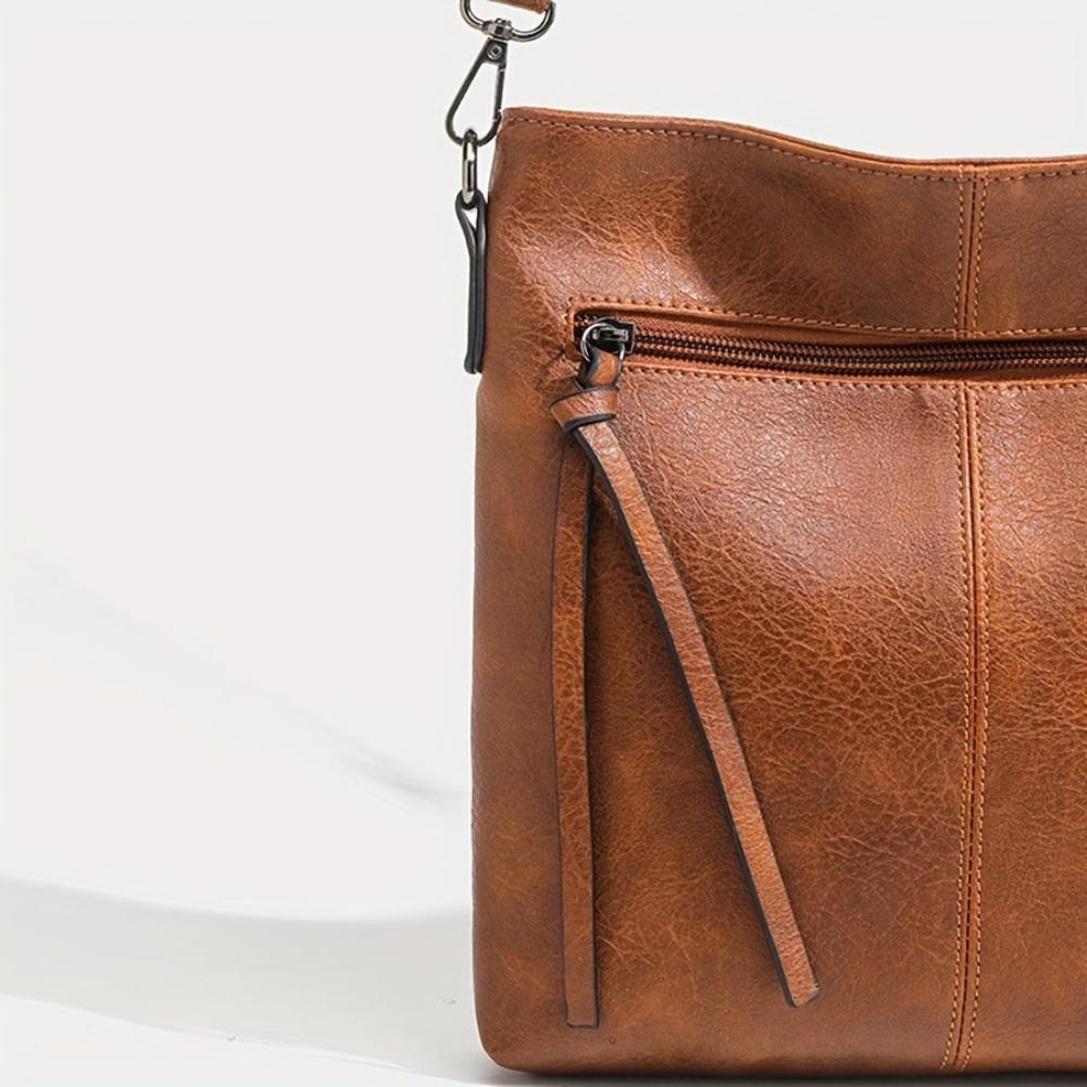 Lina | Vintage torba na ramię w wzór szachownicy