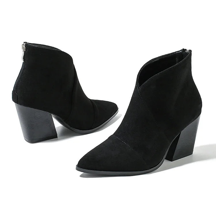 Céline™ | Eleganckie botki z zamszu
