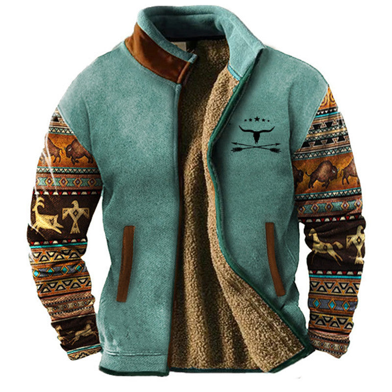 Mathéo - Męska kurtka polarowa w stylu casual