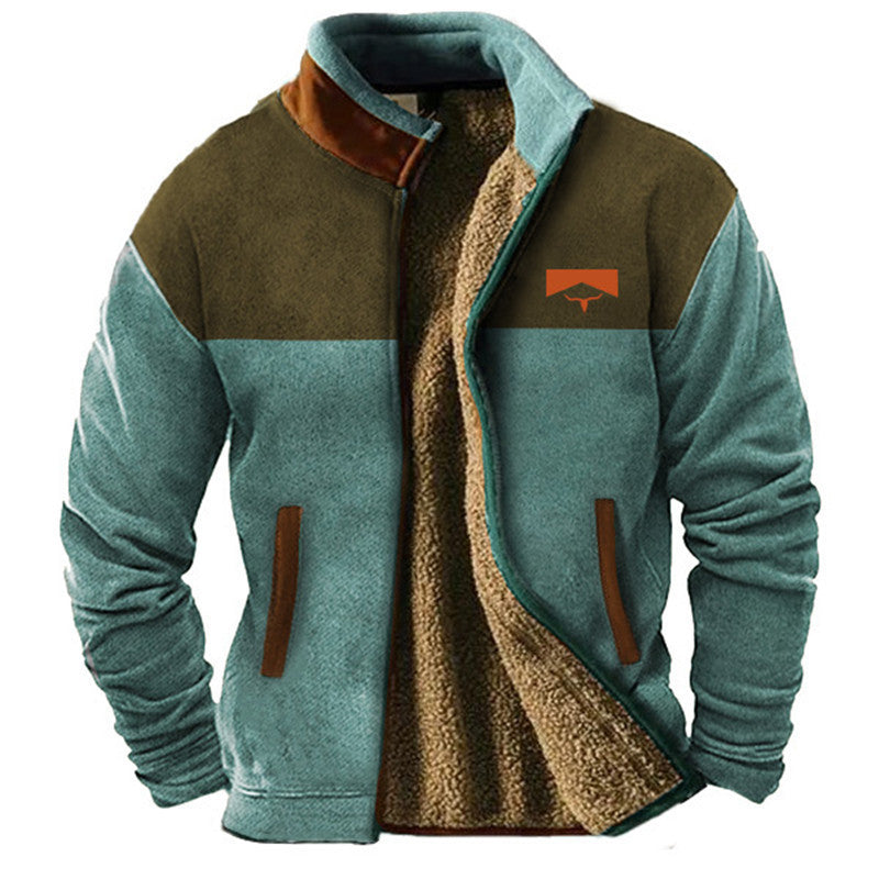 Mathéo - Męska kurtka polarowa w stylu casual