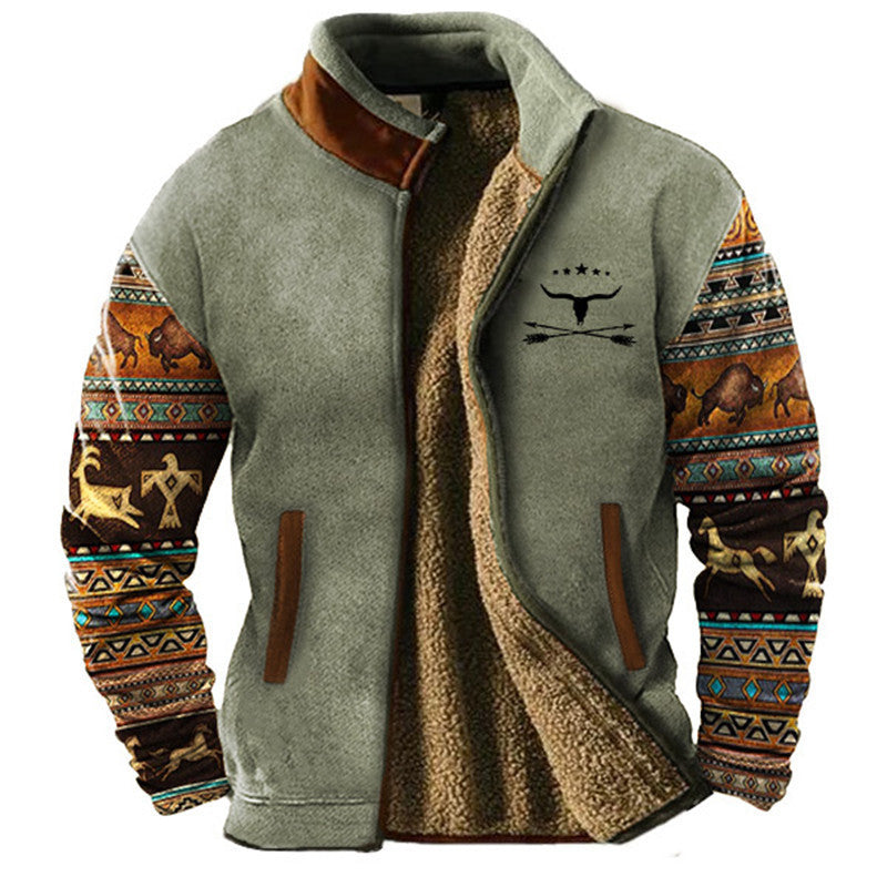 Mathéo - Męska kurtka polarowa w stylu casual
