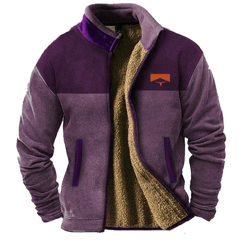 Mathéo - Męska kurtka polarowa w stylu casual