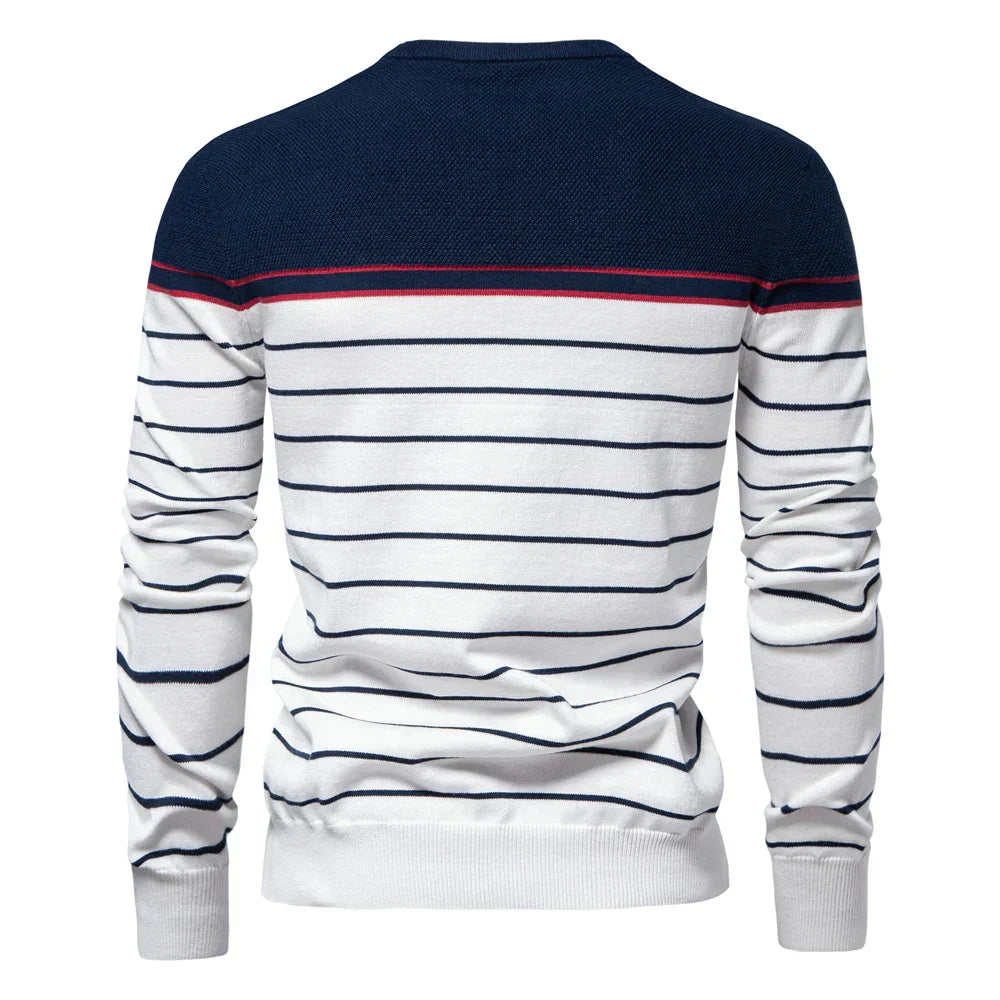 Adrien™ | Sweter w paski marynarski