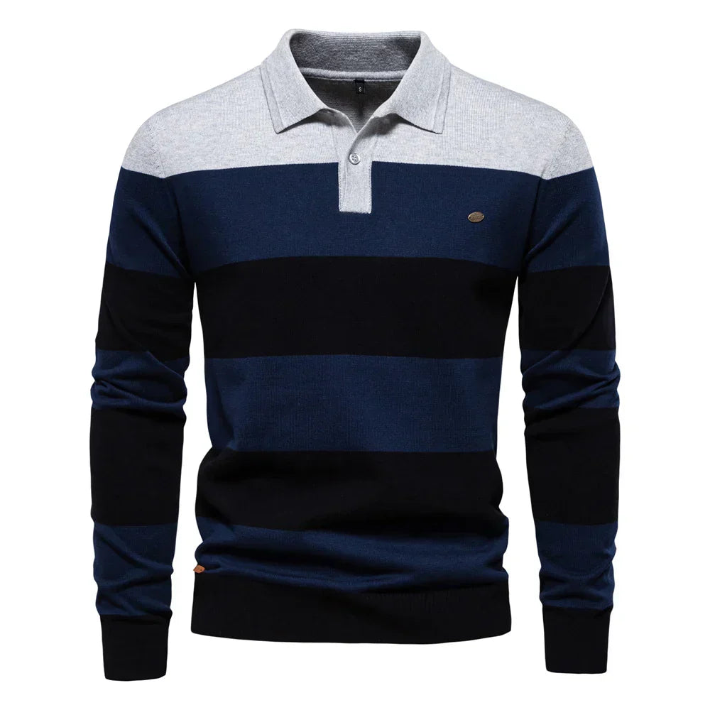 Theo™ | Sweter w Cienkie Paski