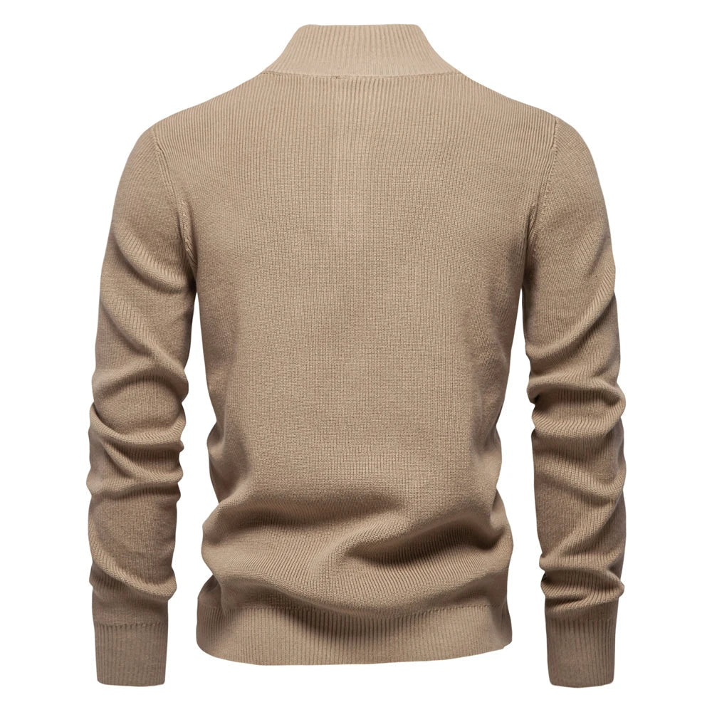 Damien™ | Elegancki Sweter z Wyższym Kołnierzem