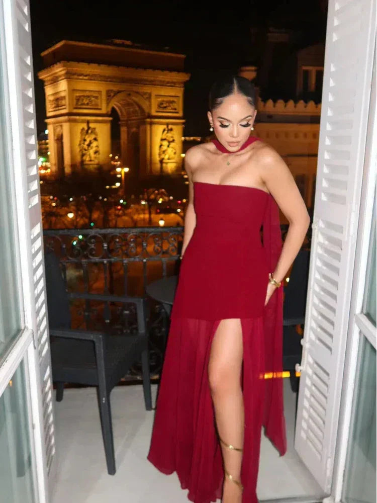 Georgia | Elegancka Suknia w Niskim Stylu