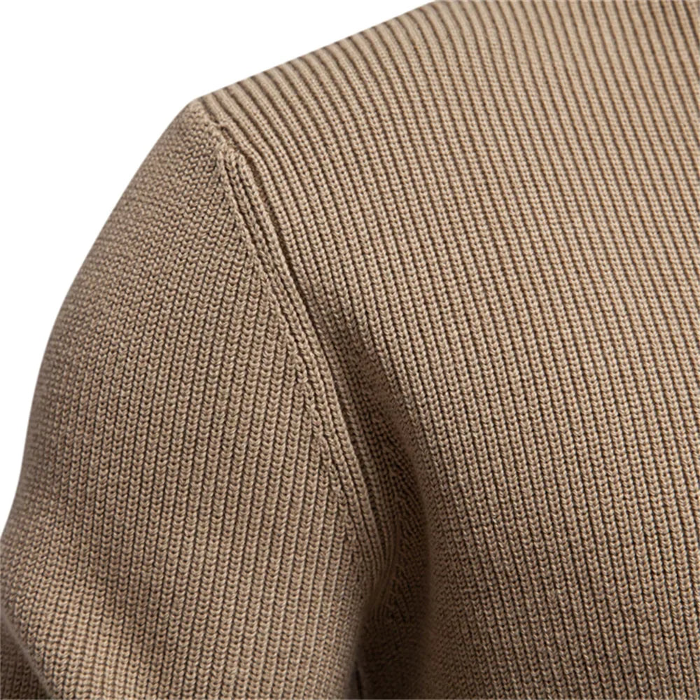 Damien™ | Elegancki Sweter z Wyższym Kołnierzem