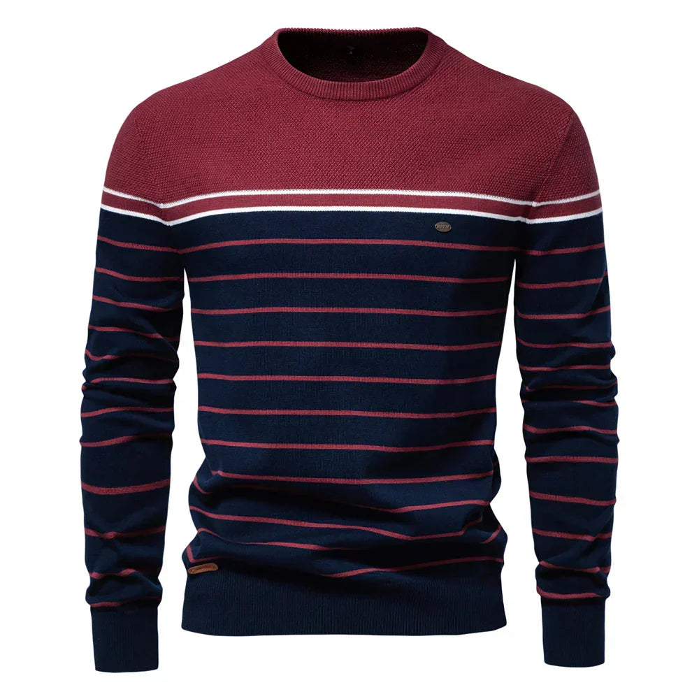 Adrien™ | Sweter w paski marynarski