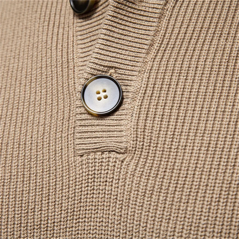 Damien™ | Elegancki Sweter z Wyższym Kołnierzem