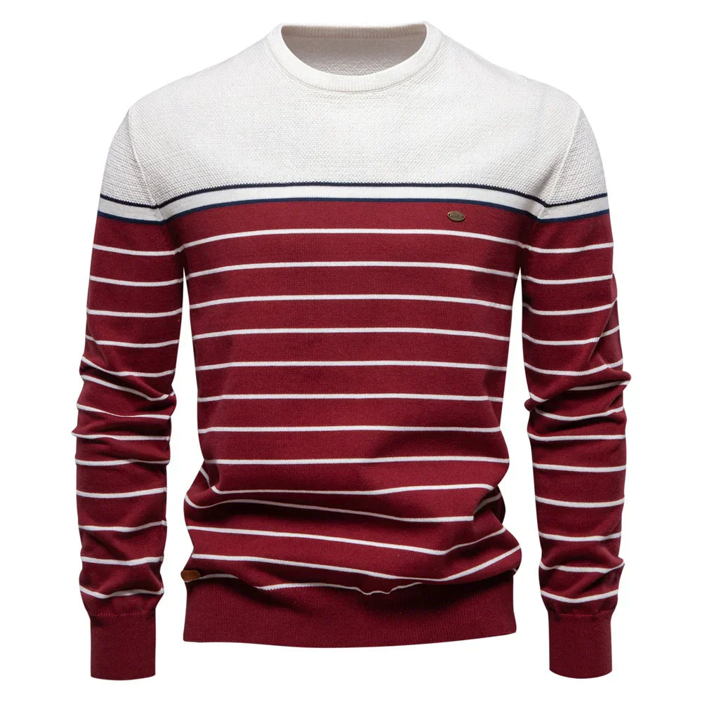 Adrien™ | Sweter w paski marynarski