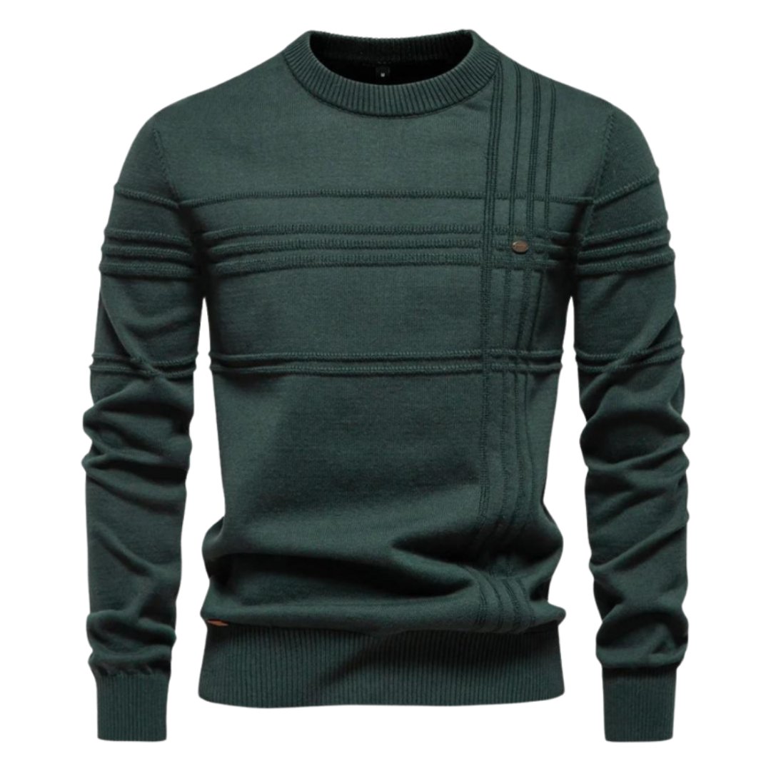 Lucas™ | Elegancki sweter w kratę