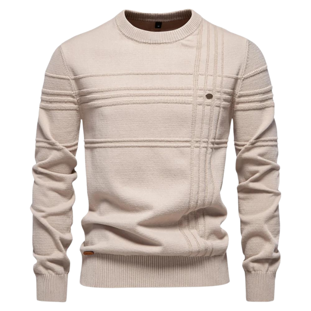 Lucas™ | Elegancki sweter w kratę