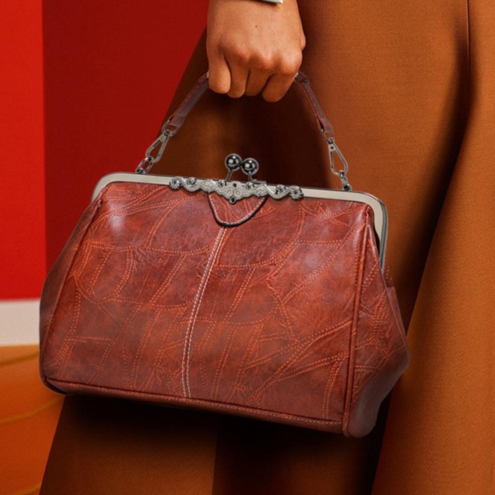Mila | Vintage torba ponadczasowa z eleganckim zapięciem na klapkę