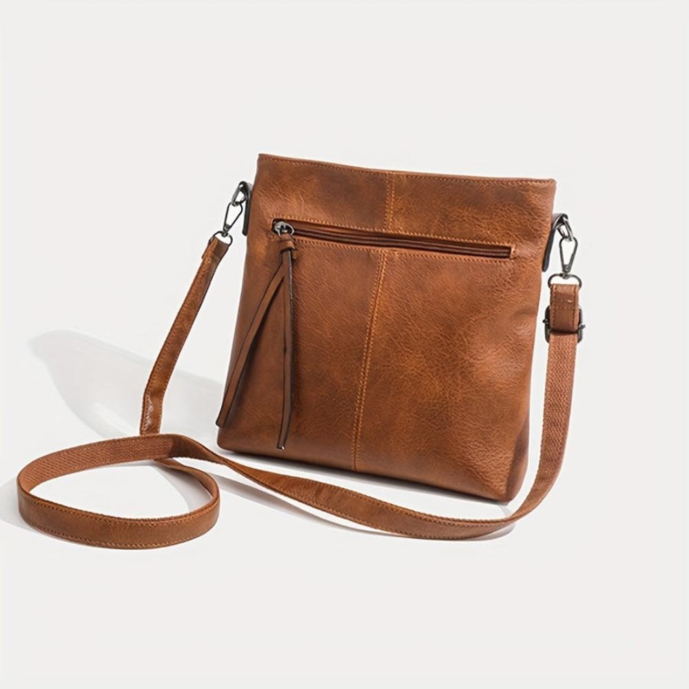 Lina | Vintage torba na ramię w wzór szachownicy