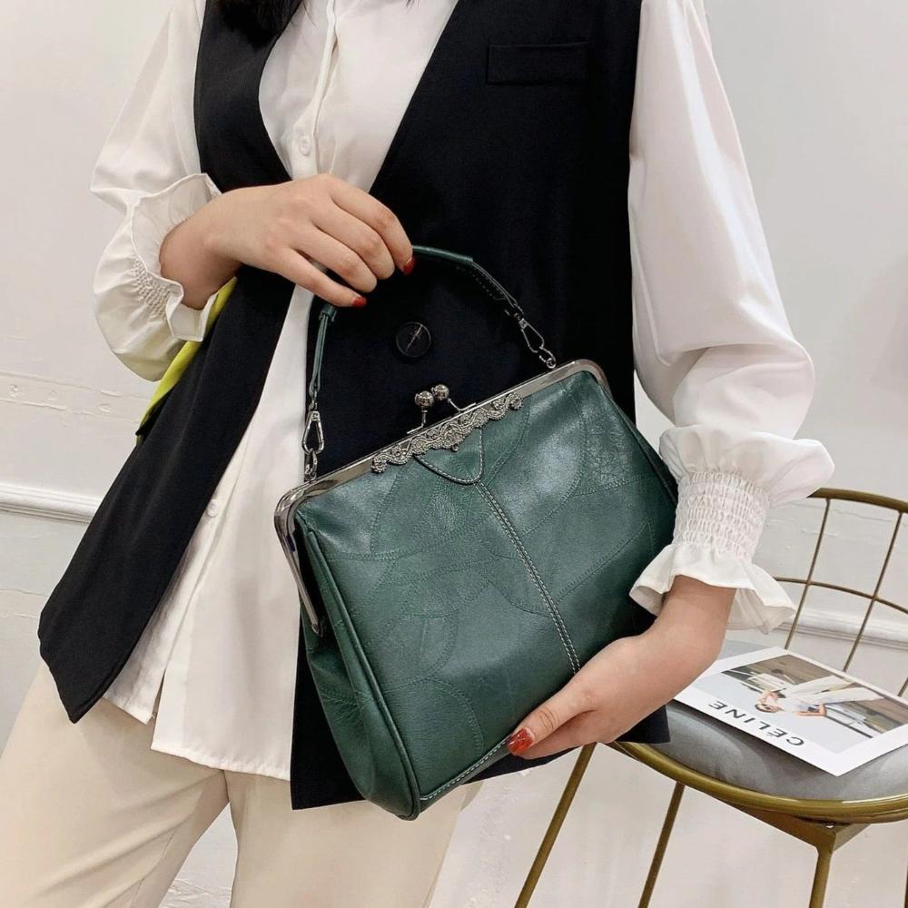 Mila | Vintage torba ponadczasowa z eleganckim zapięciem na klapkę