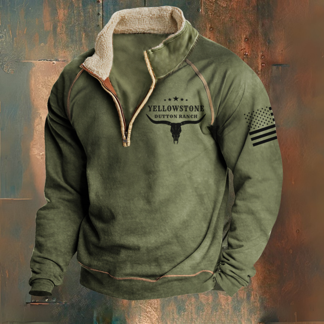 Kurtka Fleece z Pół-Zipem Jesień/Zima