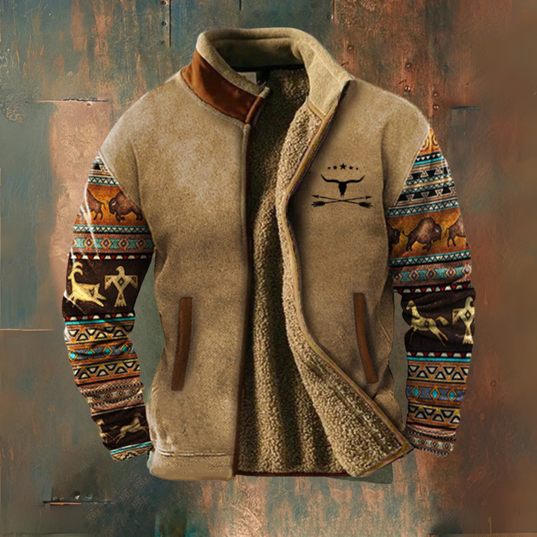 Mathéo - Męska kurtka polarowa w stylu casual