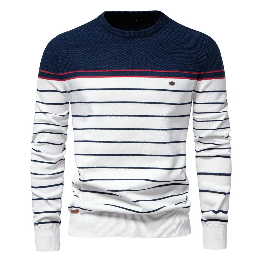 Adrien™ | Sweter w paski marynarski