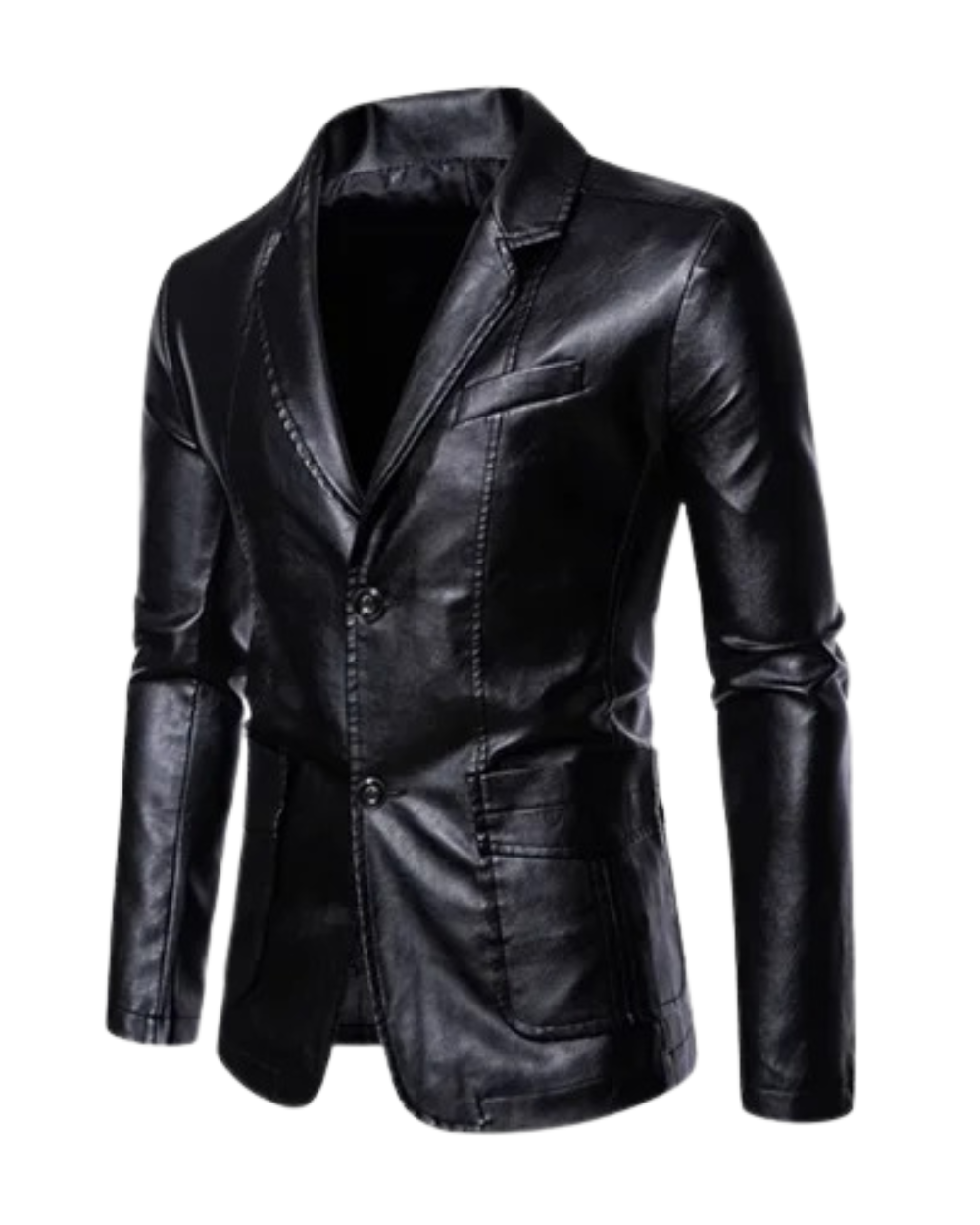 Lorienn – Skórzana Kurtka Business Casual na Zamek