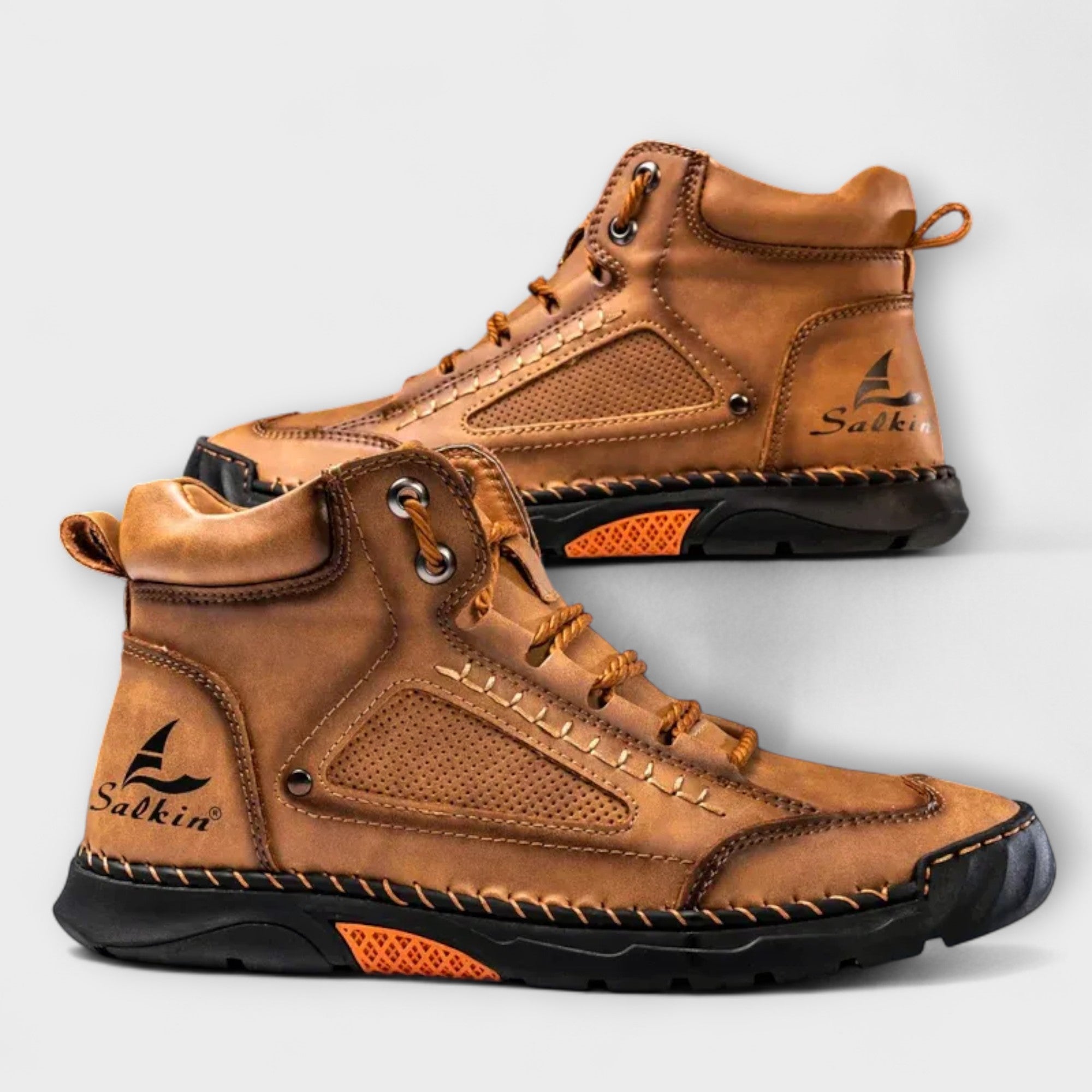 Marcen – Stylowe Skórzane Buty za Kostkę