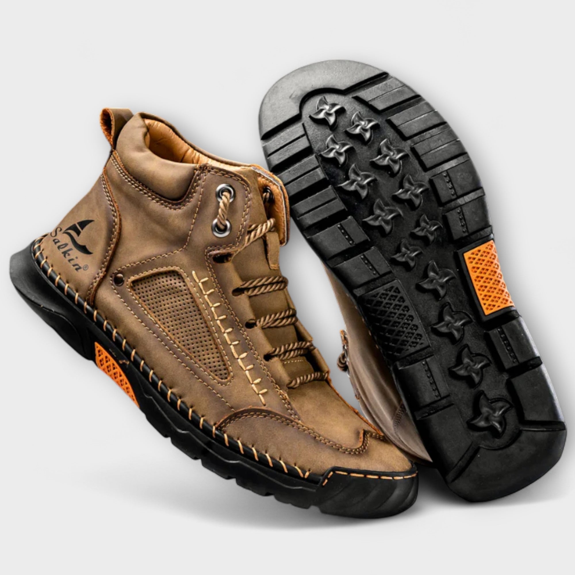 Marcen – Stylowe Skórzane Buty za Kostkę