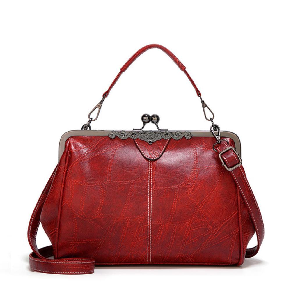 Mila | Vintage torba ponadczasowa z eleganckim zapięciem na klapkę